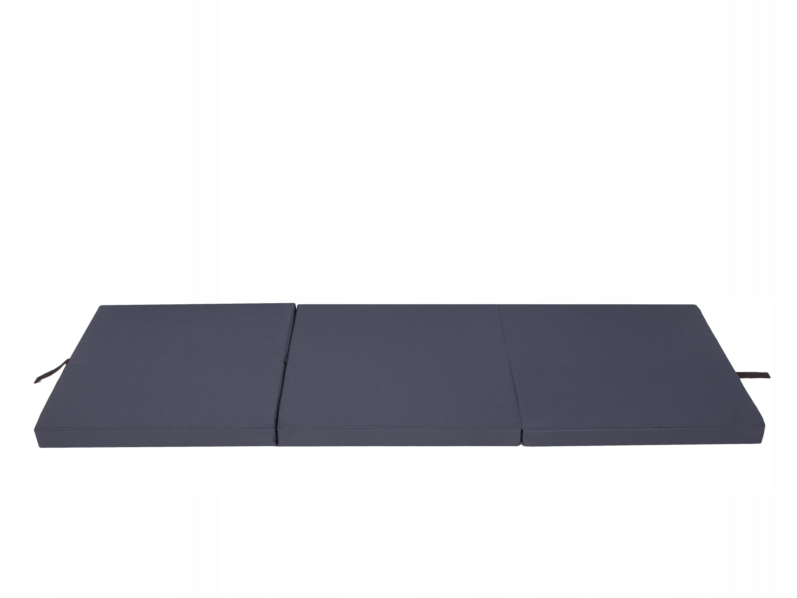 Gymnastic mattress for exercise - 180x60x6 cm Color blue