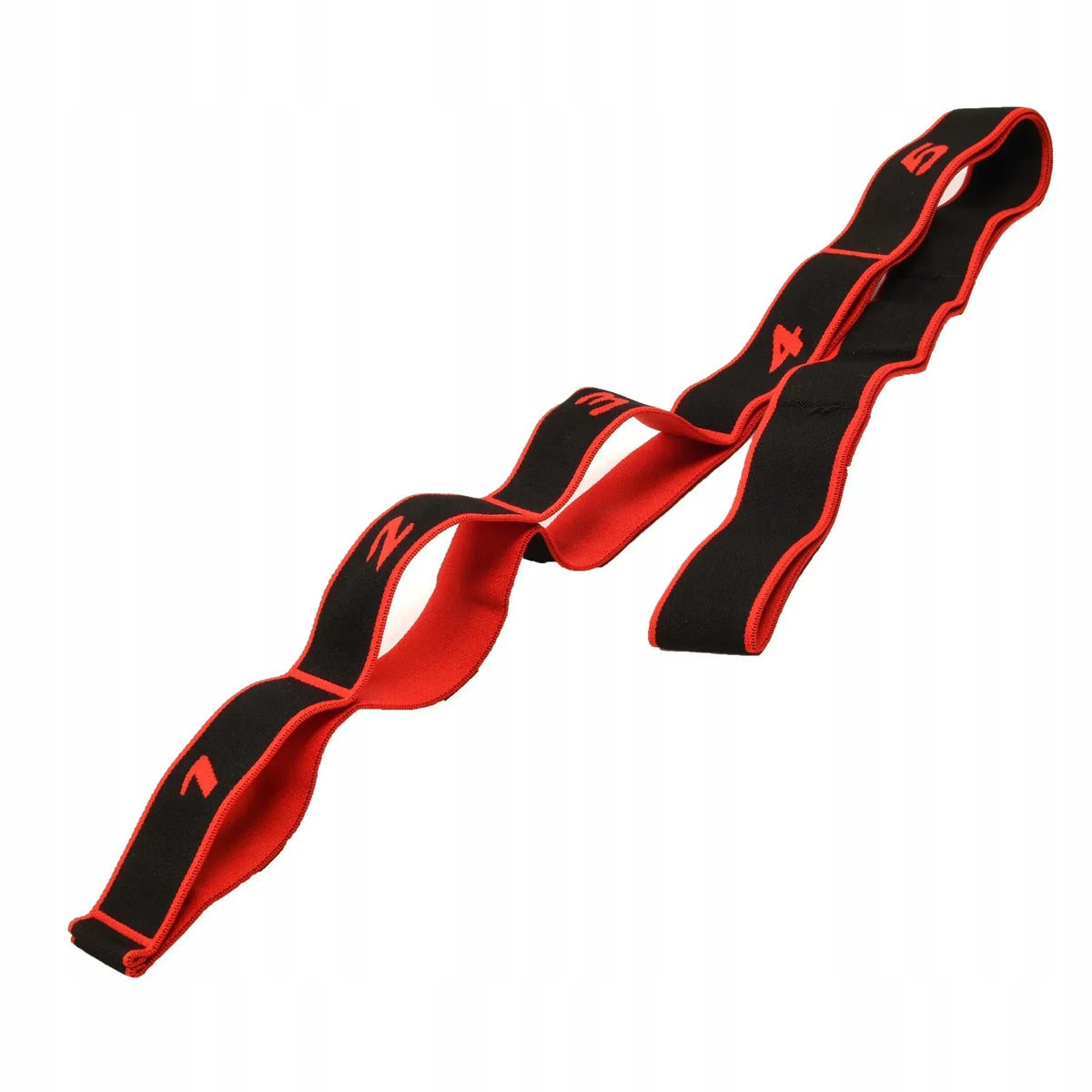 Gymnastic rubber for exercise and stretching, red