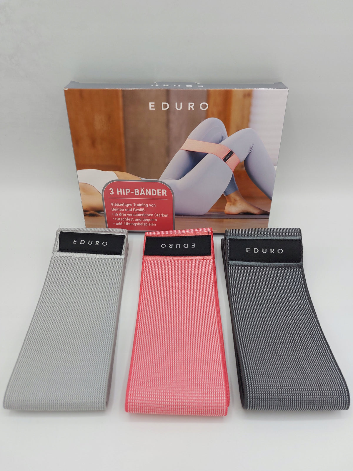 Gymnastic tape EDURO 3 Hip Bander Color gray