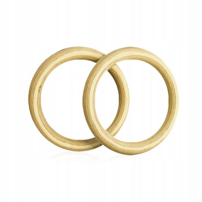 Gymnastic wheels hoops OCR CrossFit pair wooden wheels