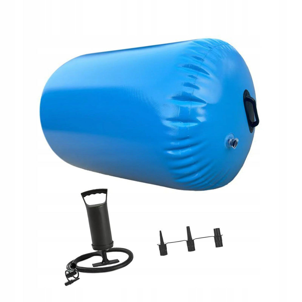 Gymnastics Barrel Air Roller with Air Pump Inflatable Tumbling 0.6mx0.8m Color other