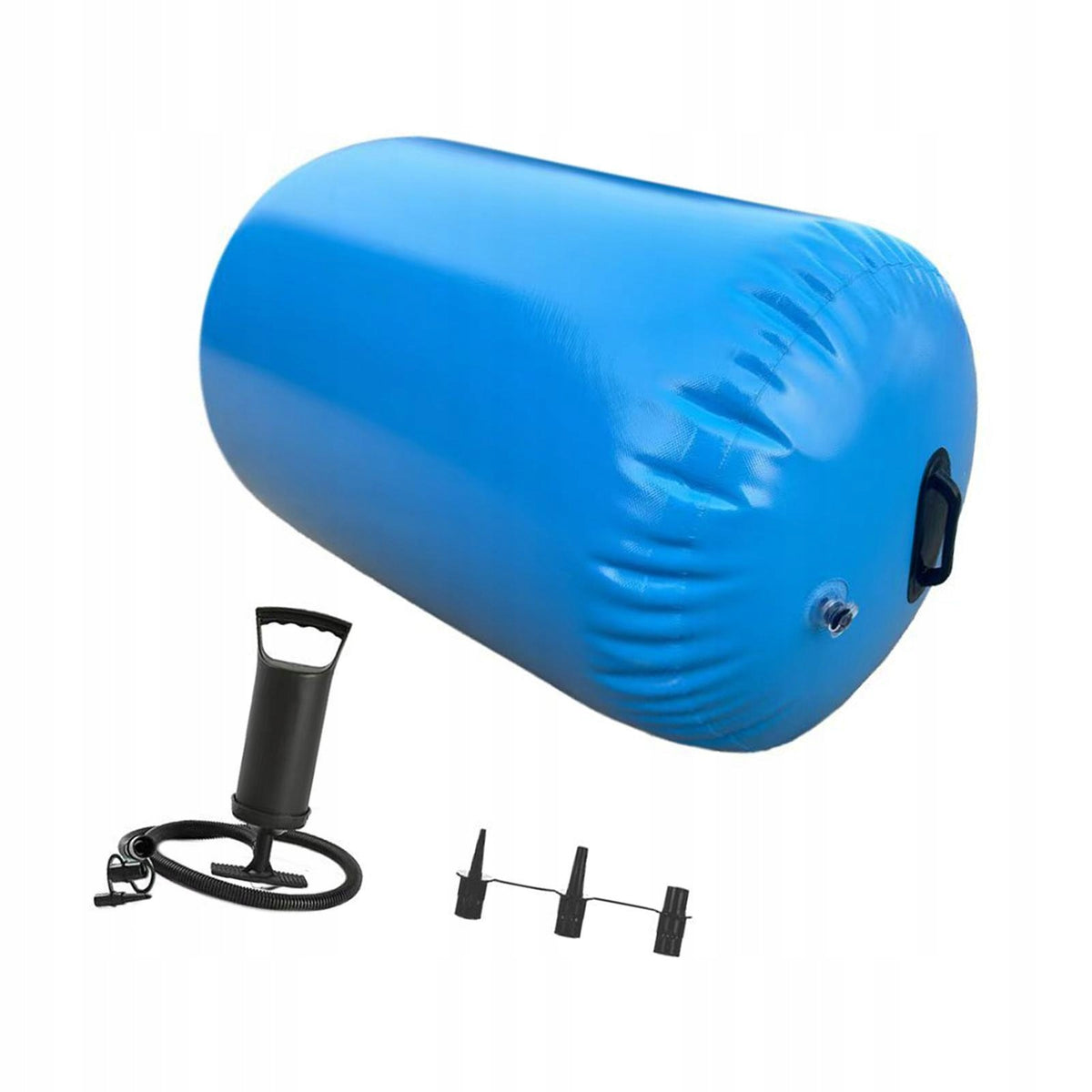 Gymnastics Barrel Air Roller with Air Pump Inflatable Tumbling 0.9mx1m