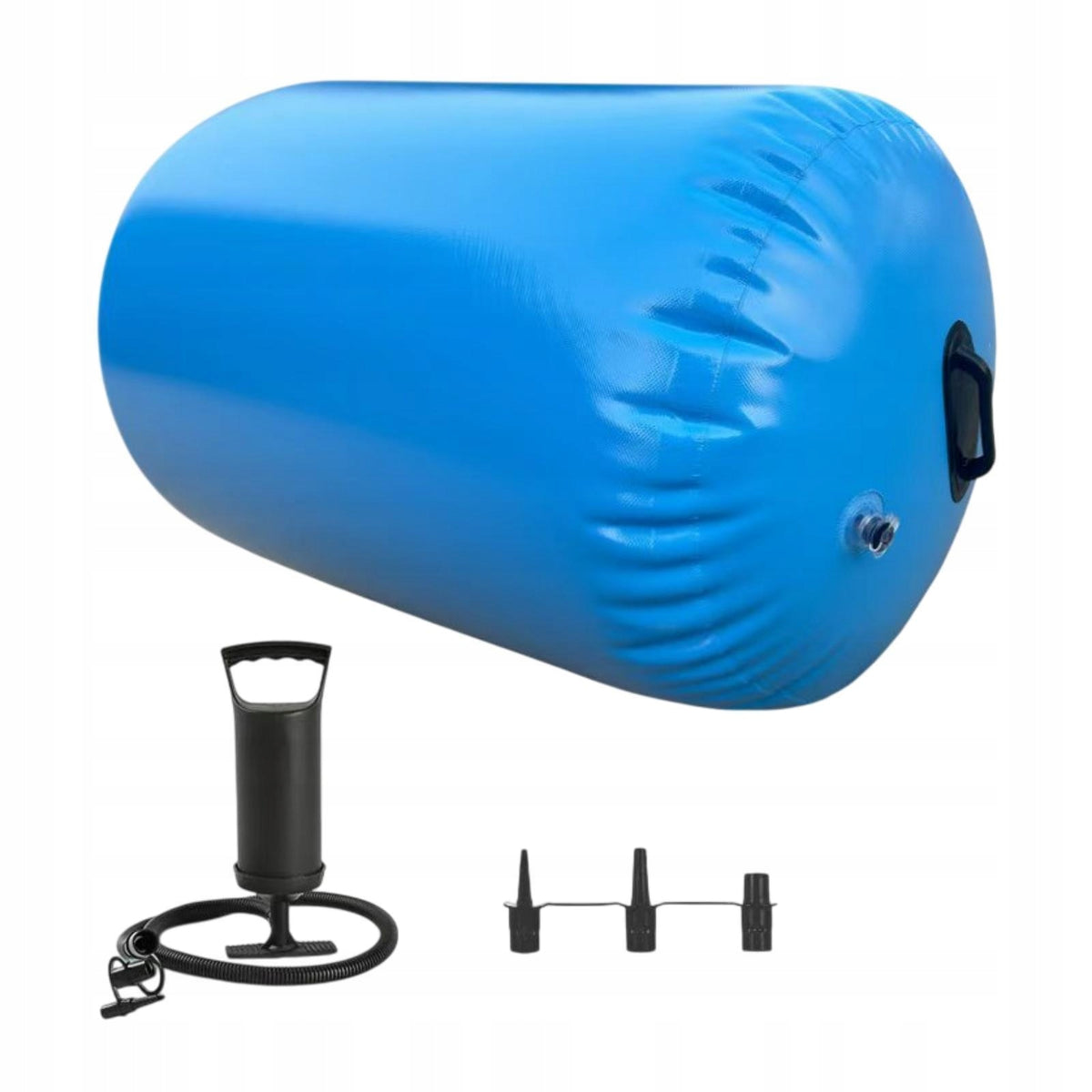 Gymnastics Mat Non Slip Air Barrel Gymnastics Roller for Gym Training Blue