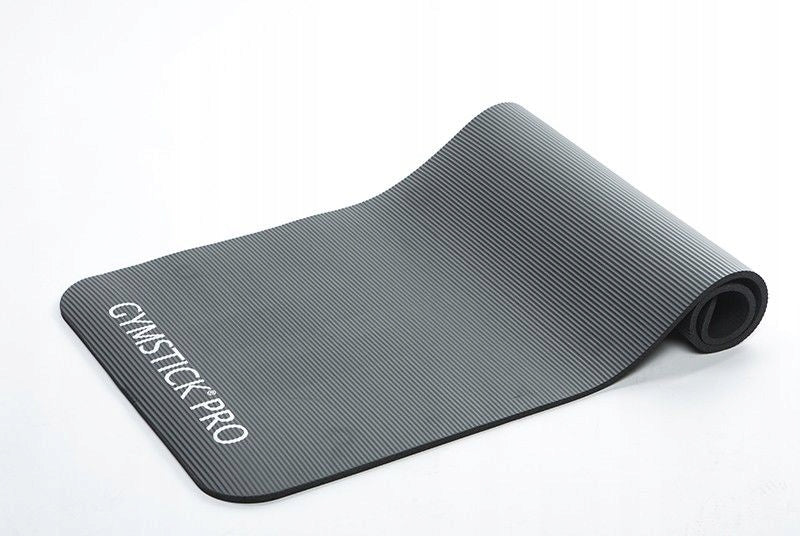 Gymstick NBR exercise mat, black 140X60X1cm