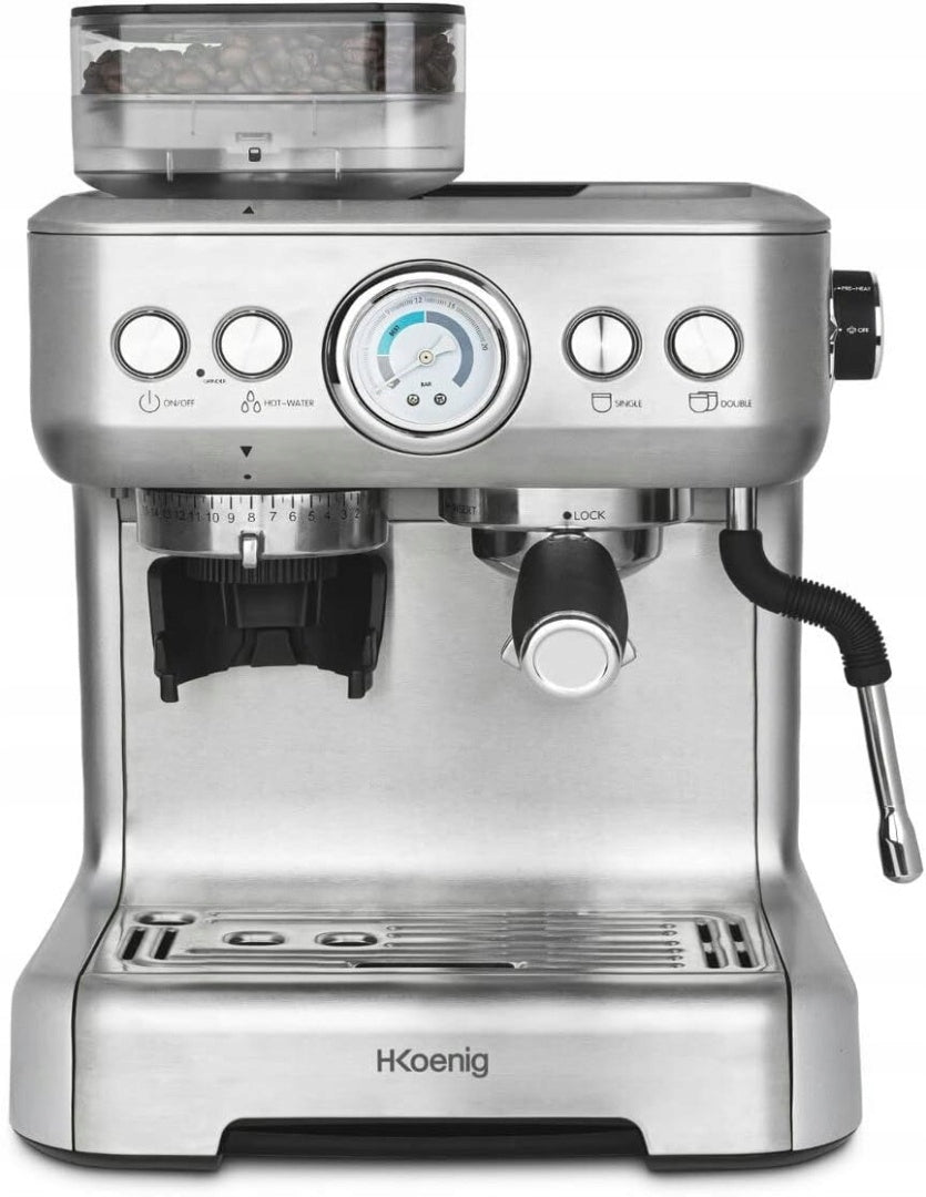 H.Koenig Coffee maker with grinder EXPRO980, 2,7 l, bean tank