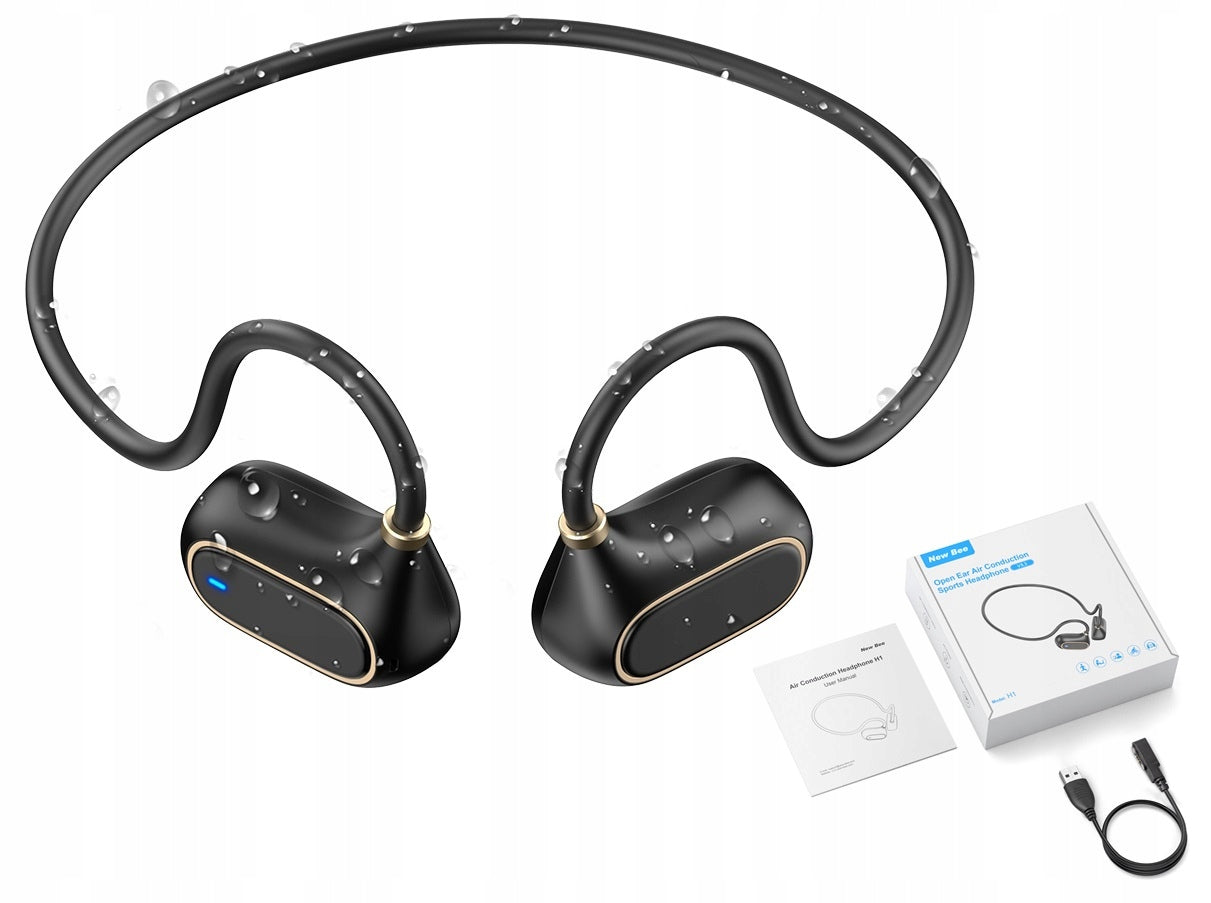 H1 WIRELESS HEADPHONES FOR RUNNING TO GYM BLUETOOTH OPEN AIR IPX5