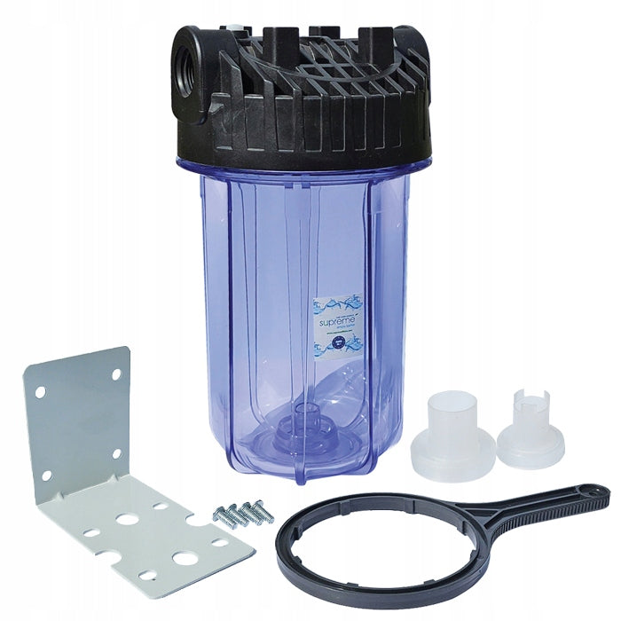 H103-10BBC-SET1 - 10 inches Big BLUE, connection 1 inch, plate, key, SUPREME