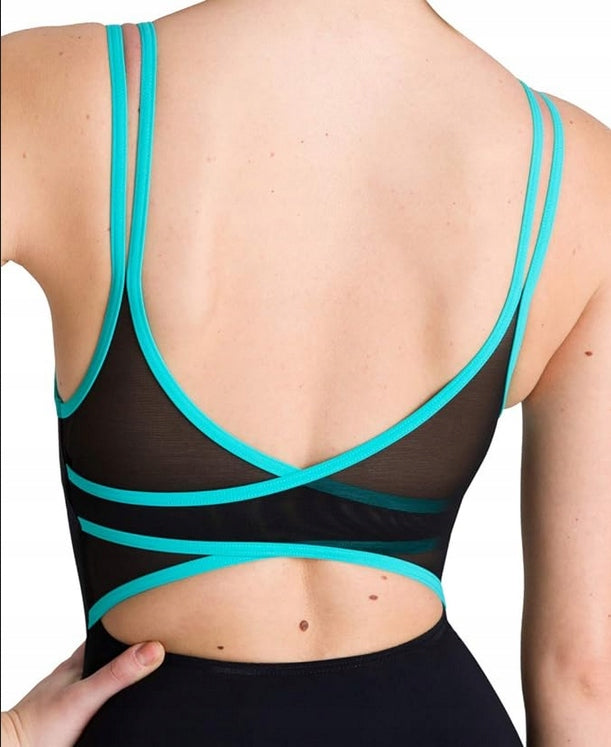 H1053 ARENA EMILY CROSS BACK WOMEN'S ONE-PIECE swimsuit 36 Color black