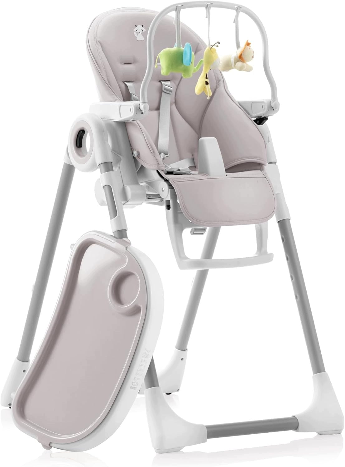 H47 Sweety Fox Highchair Adjustable Folding Grey