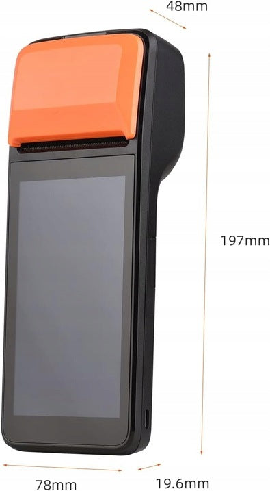 H5 MANUAL TERMINAL PRINTER POS 3G ANDROID 8.1 1D/2D CODES Manufacturer code AG260121000647