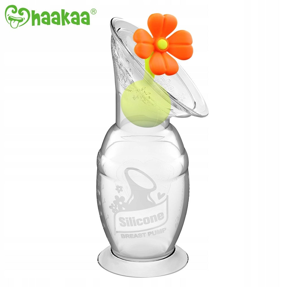 HAAKAA - GEN. 2 SILICONE BREAST PUMP+FLOWER STOPPER SET - 100 ML Medical device no