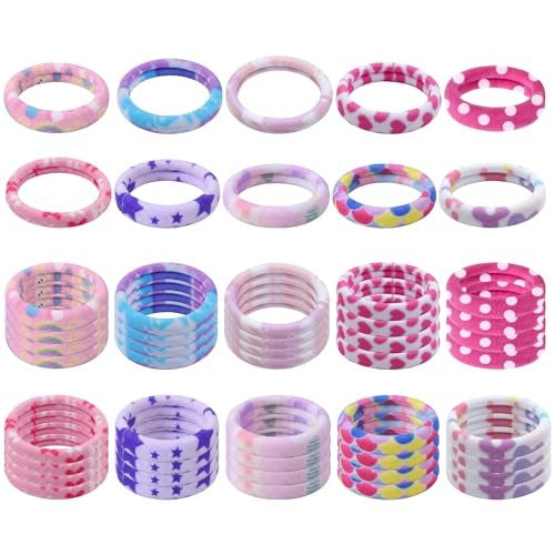 HAIR BANDS COLORFUL NYLON FOR GIRLS SET OF 50 PCS. FOR WOMEN Brand no brand