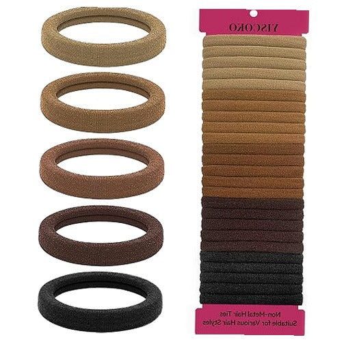 HAIR BANDS ELASTIC COTTON FOR WOMEN WITHOUT DAMAGE 50 PCS.