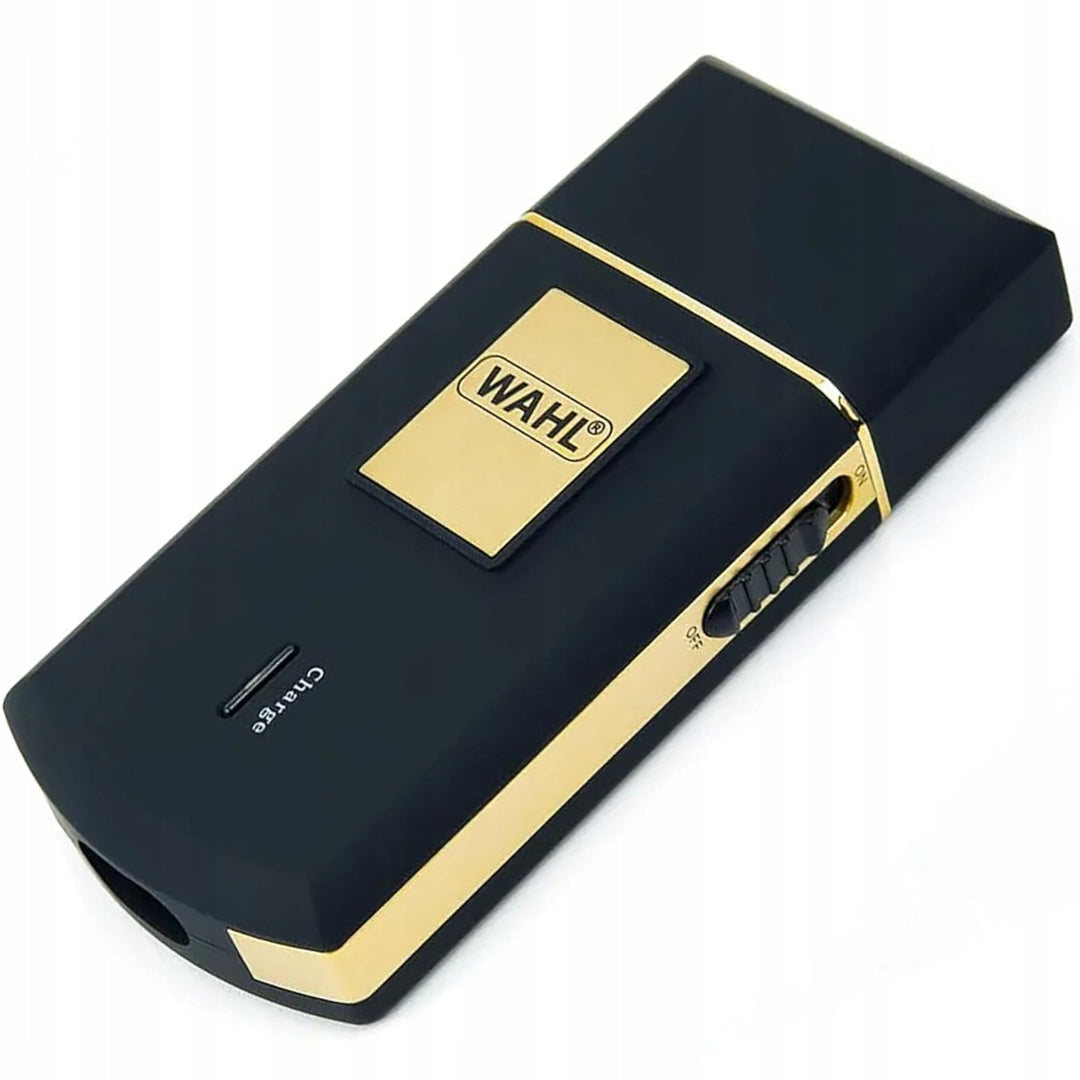 HAIR BEARD SHAVER WAHL TRAVEL SHAVER 7057-016 GOLD + ADDITIONAL FOIL Manufacturer code włosów brody i mocna do + ostrza golarka