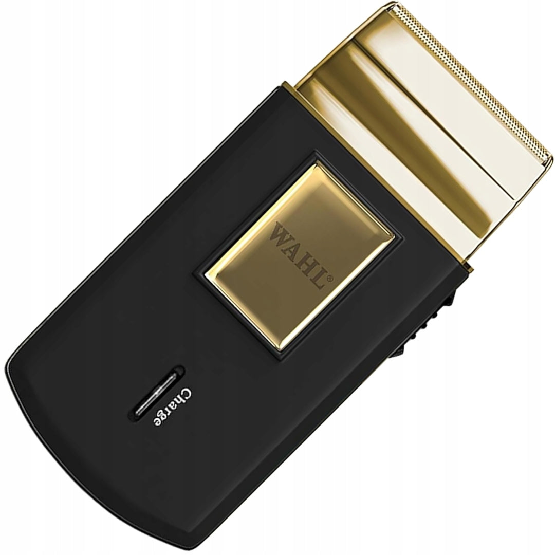 HAIR BEARD SHAVER WAHL TRAVEL SHAVER 7057-016 GOLD + ADDITIONAL FOIL Packaging status original