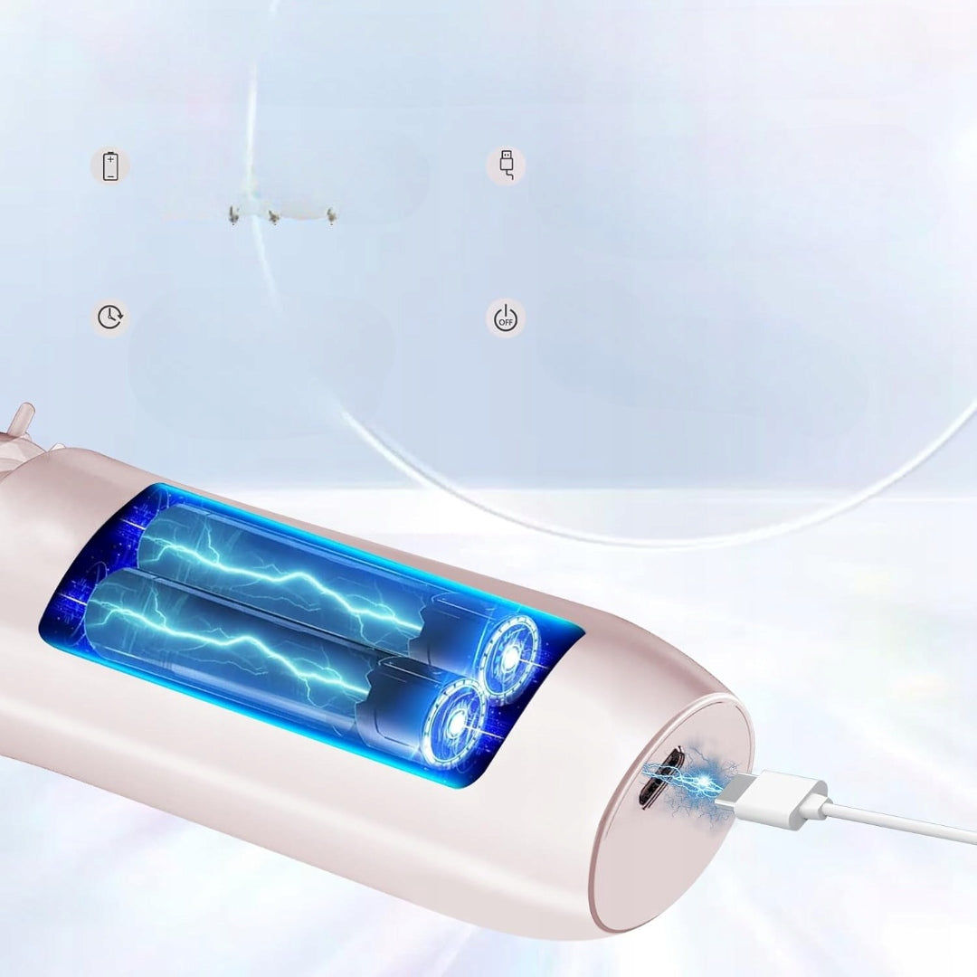 HAIR BRUSH ION THERMAL WIRELESS LIROPAU CURLING IRON 3IN1 Packaging status original