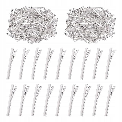 HAIR CLIPS CROCODILES METAL SET 200 PCS FOR WOMEN METAL