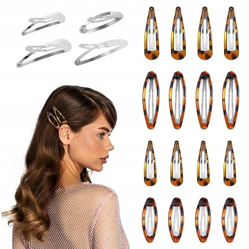 HAIR CLIPS FOR GIRLS WOMEN VINTAGE METAL SET OF 16 PCS