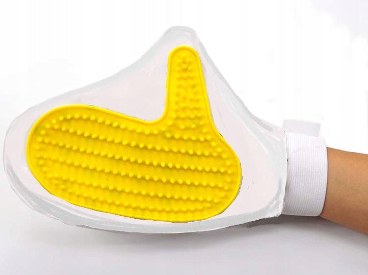 HAIR COMBING GLOVE RUBBER MASSAGE RELAXATION DOG CAT BRUSH Manufacturer code 2335