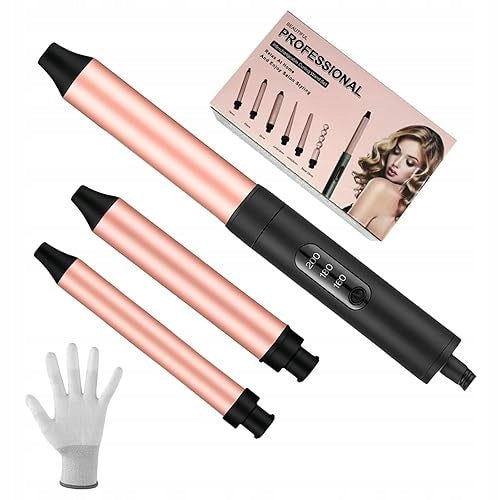 HAIR CURLER 3 IN 1 CERAMIC REPLACEMENT FOR WOMEN GIFT SET