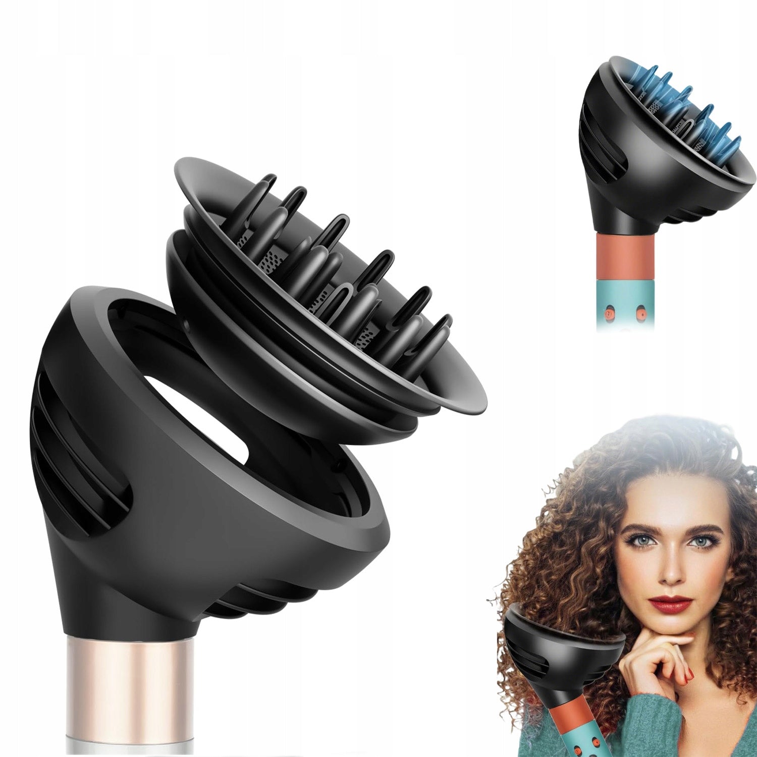 HAIR DRYER DIFFUSER HS05 HS01 HS08 FOR CURLY WAVY HAIR