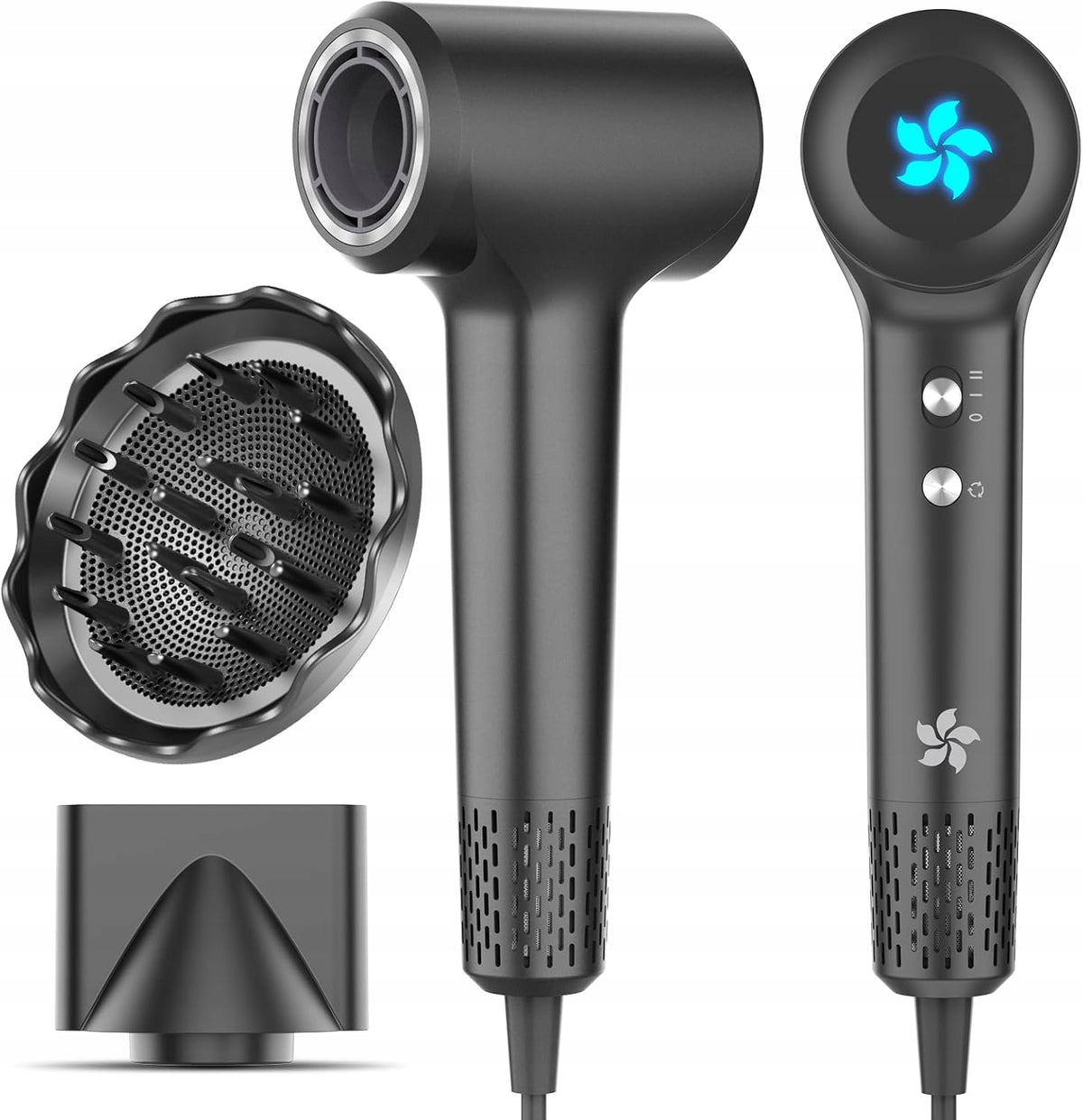 HAIR DRYER HZD FK2 PLASMA IONIZATION QUIET WITH DIFFUSER