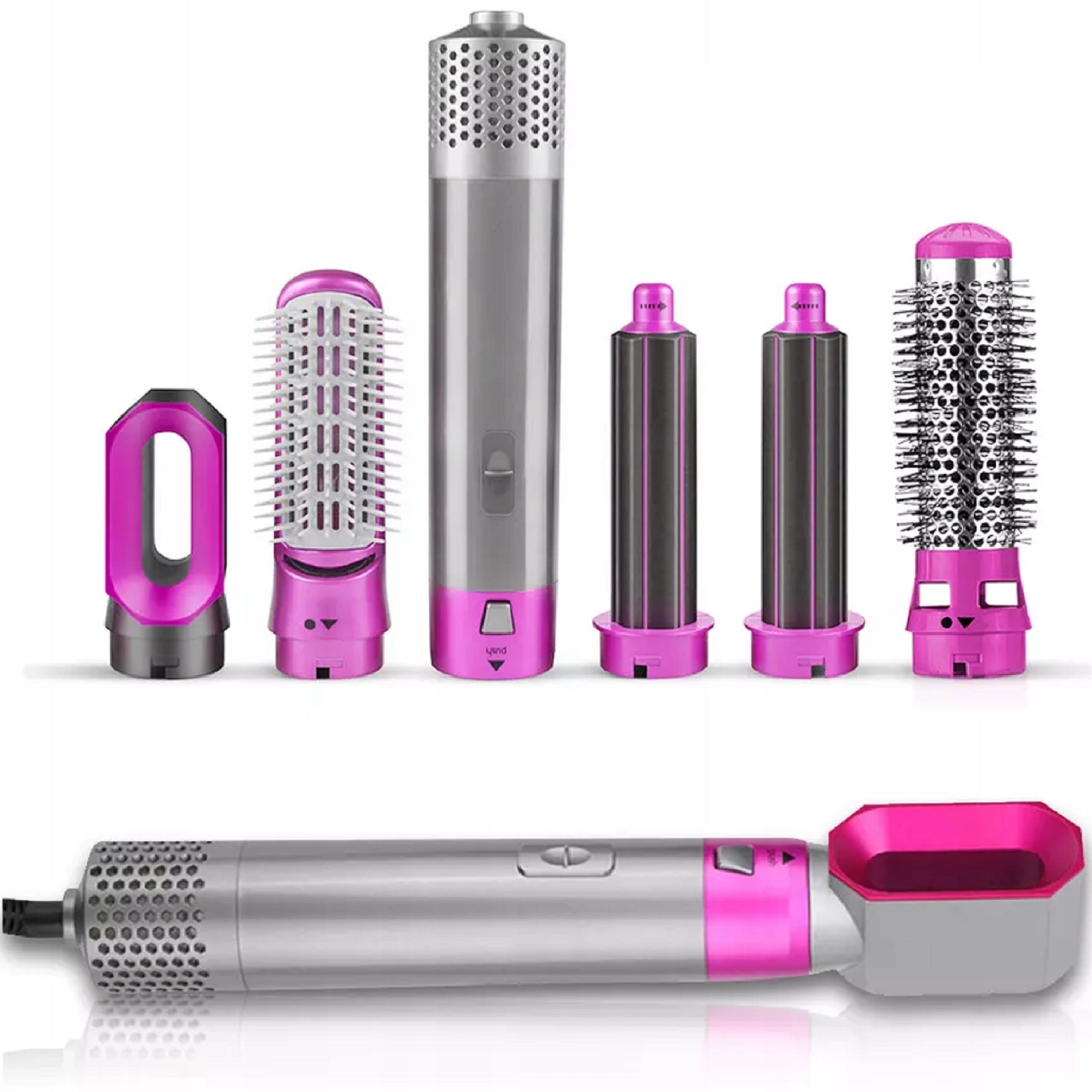 HAIR DRYER IONIZATION PRO STRONG SET BRUSH 5in1