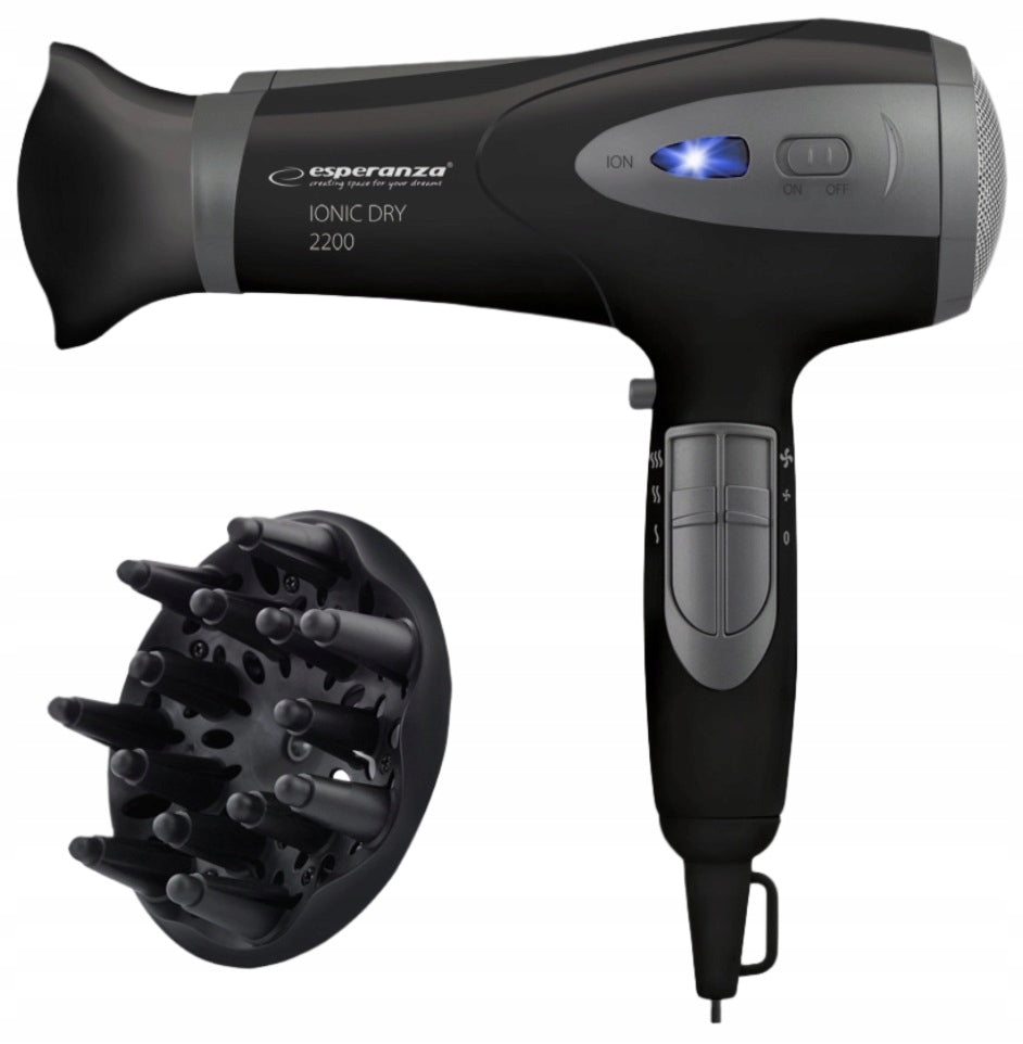 HAIR DRYER STRONG IONIZATION DIFFUSER 2200W Manufacturer code EBH005K