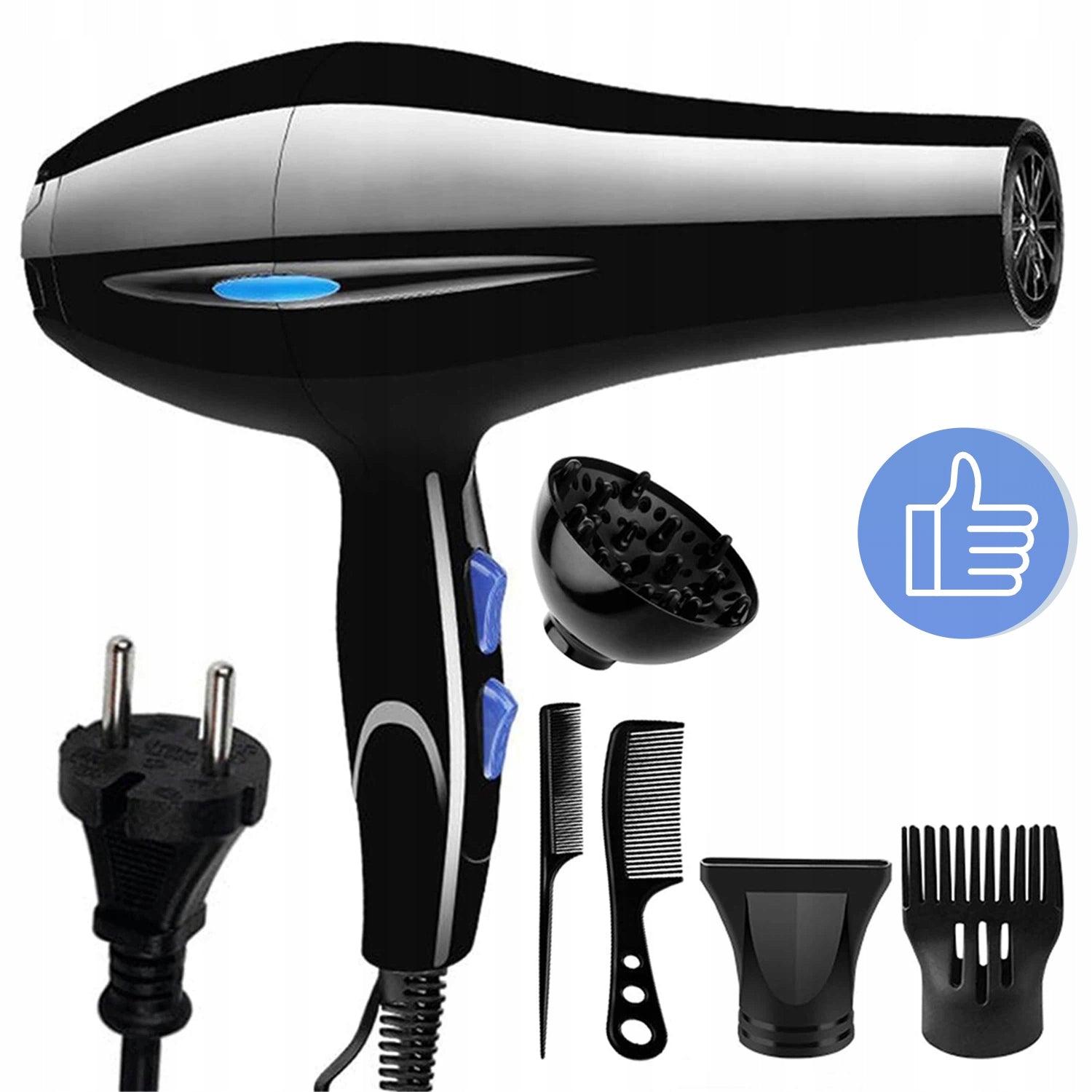 HAIR DRYER STRONG IONIZATION DIFFUSER COLD AIR CONCENTRATOR