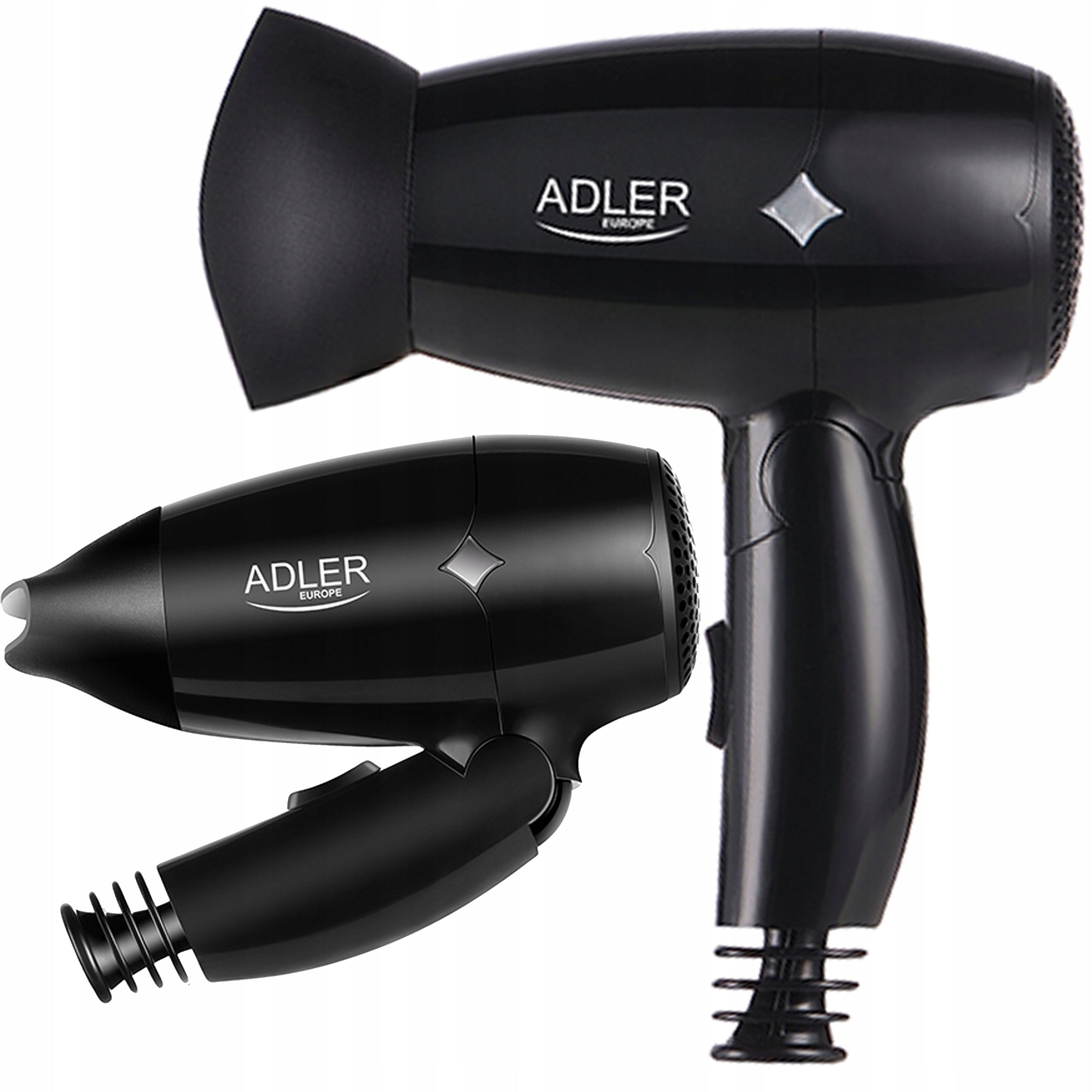 HAIR DRYER TRAVEL CONCENTRATOR FOLDING BLACK 1400W Manufacturer code suszarka podróżna składana
