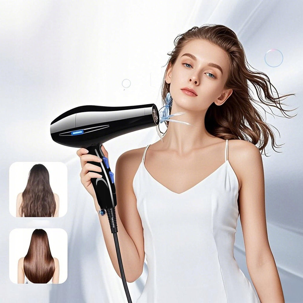 HAIR DRYER WITH DIFFUSER IONIZATION CONCENTRATOR PROFESSIONAL STRONG Packaging status original