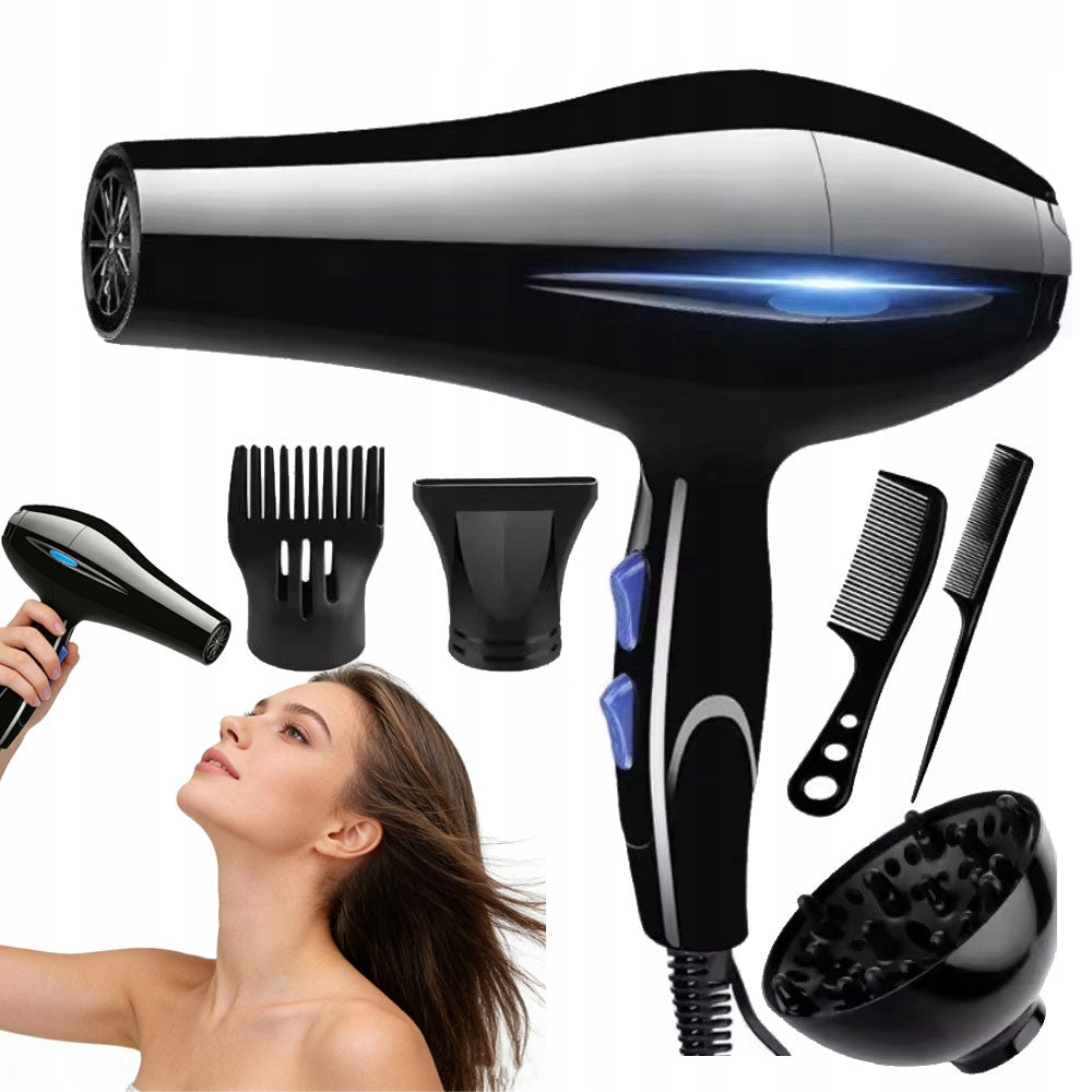 HAIR DRYER WITH DIFFUSER IONIZATION CONCENTRATOR PROFESSIONAL STRONG