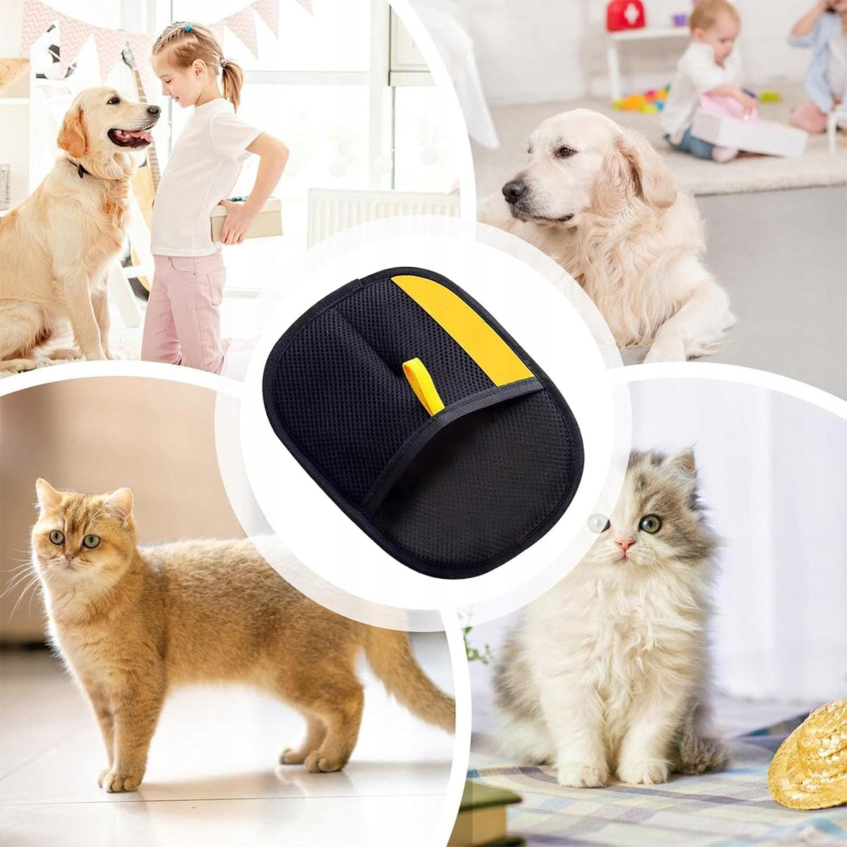 HAIR GLOVE DOG AND CAT HAIR REMOVAL GLOVE COLLECTS HAIR Brand no brand