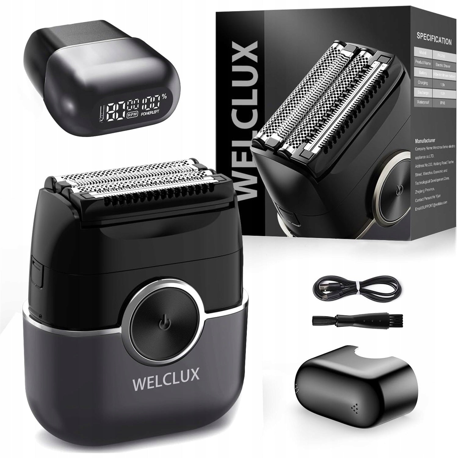 HAIR HEAD BEARD SHAVER PROFESSIONAL BARBER SHAVER VGR Packaging status original