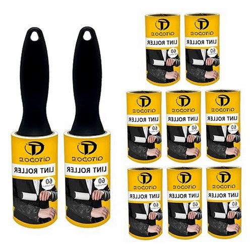 HAIR REMOVAL ROLL 600 SHEETS 10 CARTRIDGES 2 PET HOLDERS