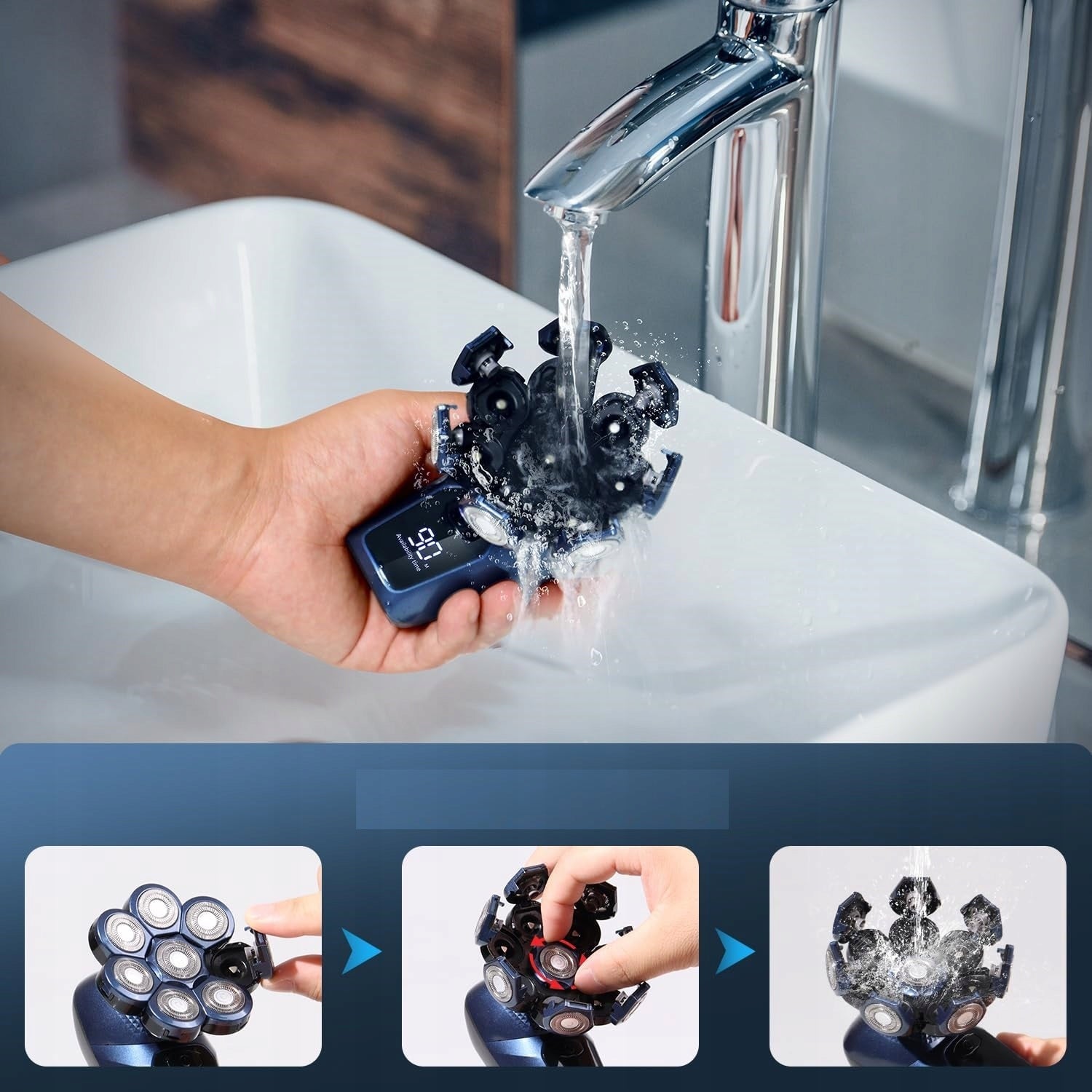 HAIR SHAVER FOR MEN WITH LED TRIMMER Brand no brand