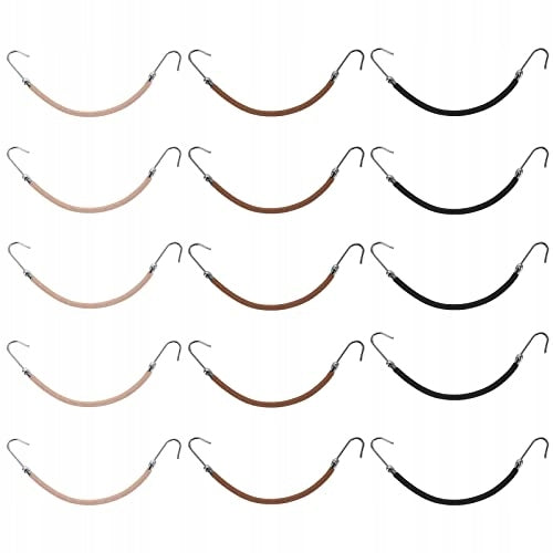 HAIRBANDS HOOK ELASTIC BANDS PONYTAIL WOMEN 15 PIECES metal Brand no brand