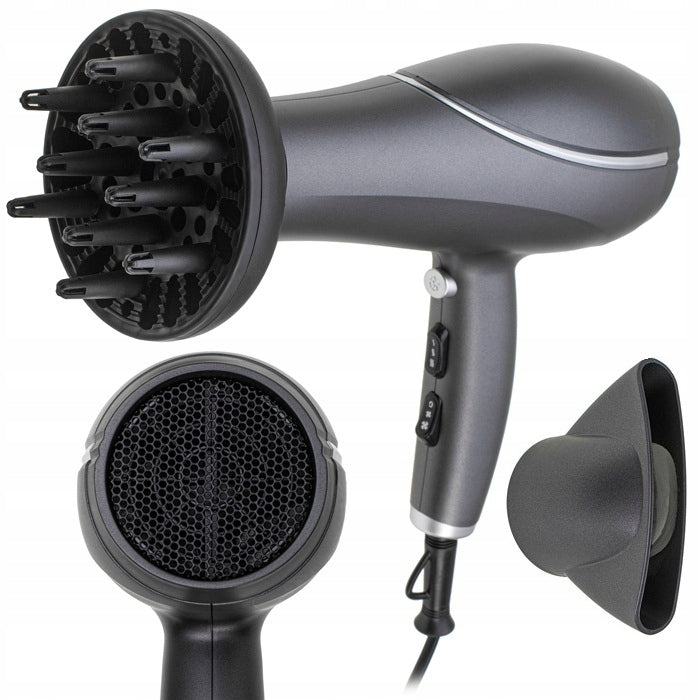 HAIRDRESSER HAIR DRYER 2200W CONCENTRATOR DIFFUSER SET CR2281 Packaging status original