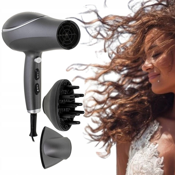 HAIRDRESSER HAIR DRYER 2200W CONCENTRATOR DIFFUSER SET CR2281