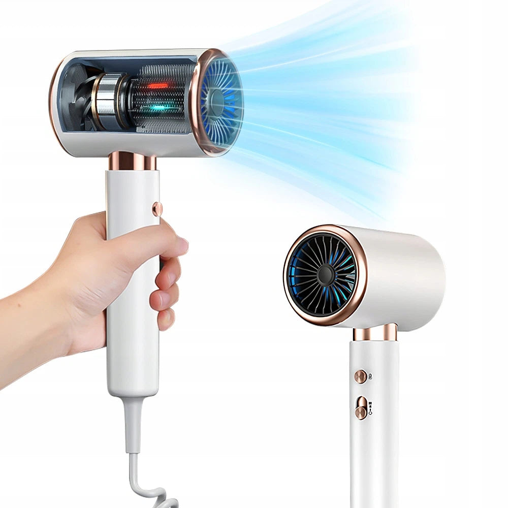 HAIRDRYER 2000W WALL LIGHT HOTEL WITH HANDLE WHITE P2 220V Packaging status original