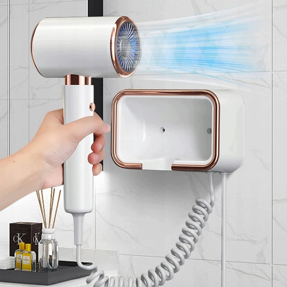 HAIRDRYER 2000W WALL LIGHT HOTEL WITH HANDLE WHITE P2 220V