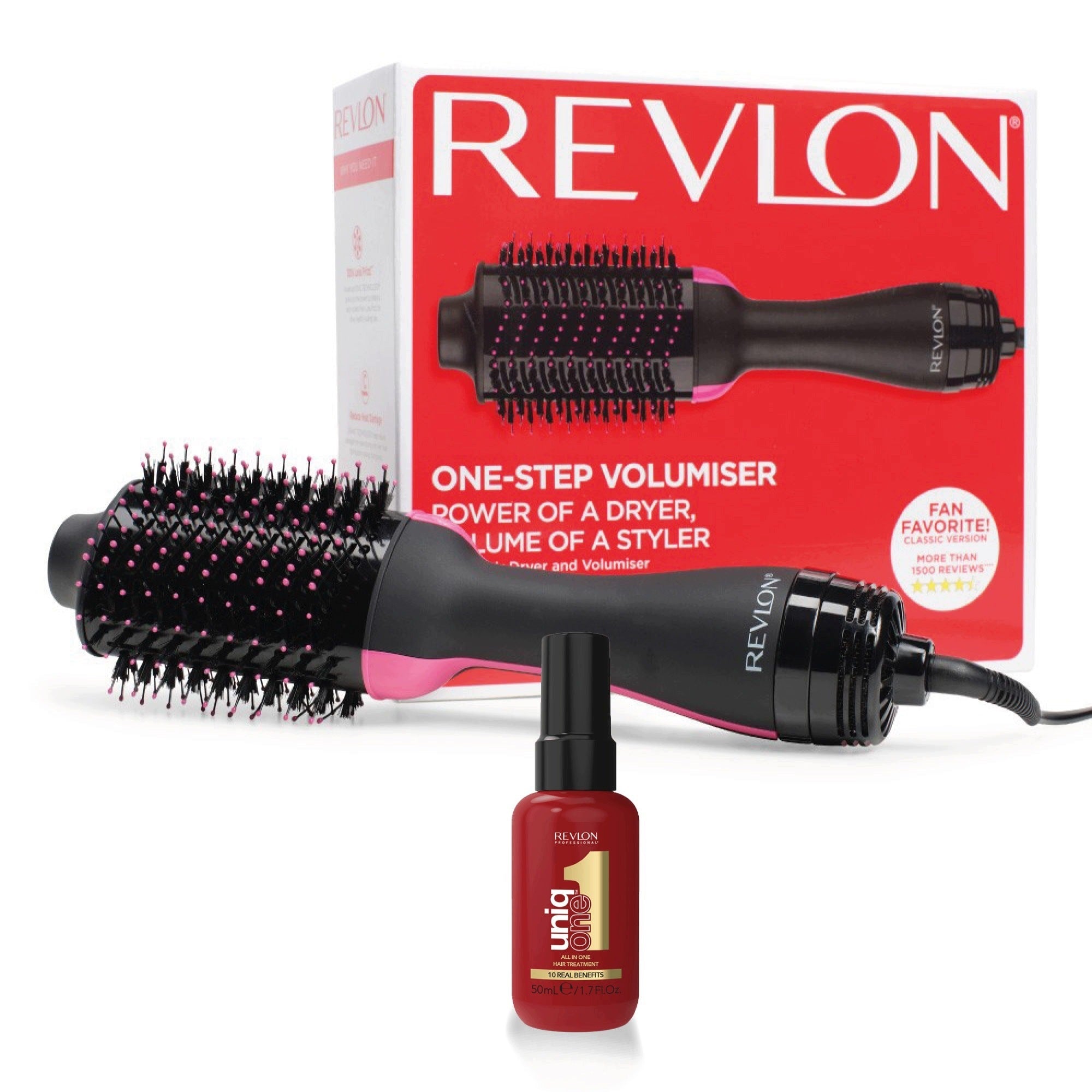 HAIRDRYER BRUSH 2IN1 REVLON ONE-STEP RVDR5222 AND SPRAY UNIQONE Manufacturer code TOW022708