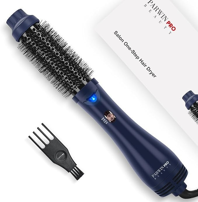 HAIRDRYER BRUSH PARWIN PRO BEAUTY 1000W NAVY BLUE