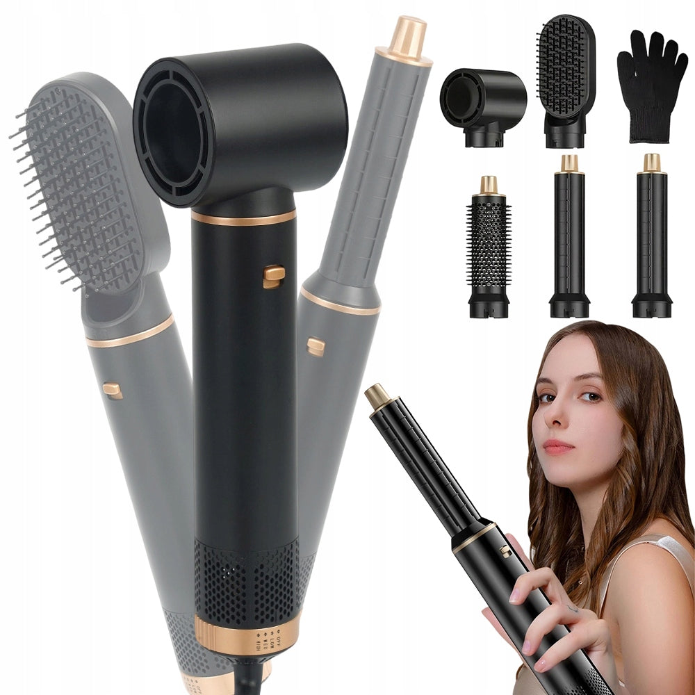 HAIRDRYER CURLING IRON ROTATING HAIR DRYER MULTIFUNCTIONAL FOR STYLING