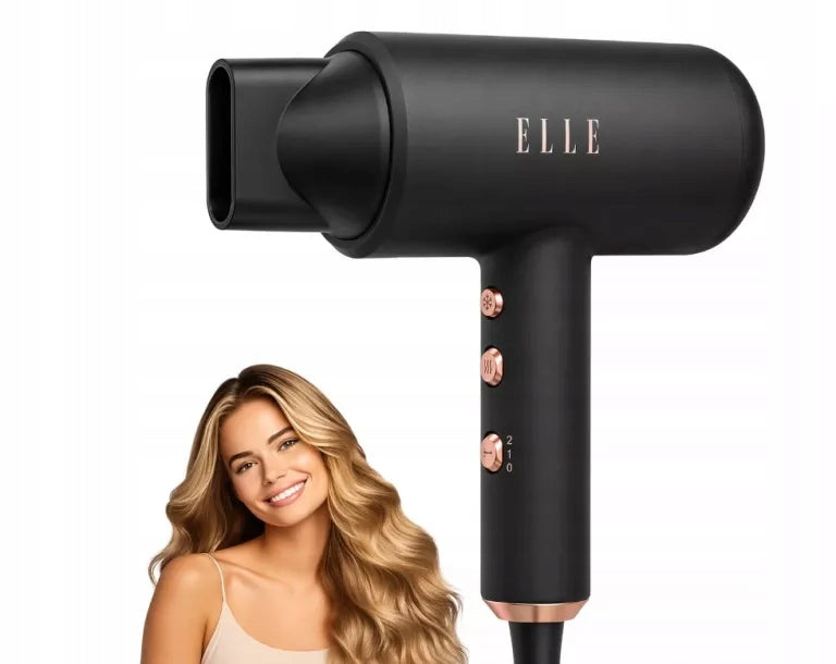 HAIRDRYER ELLE 2 SPEED LEVELS 3 TEMPERATURE LEVELS 2200W Power 2200 W