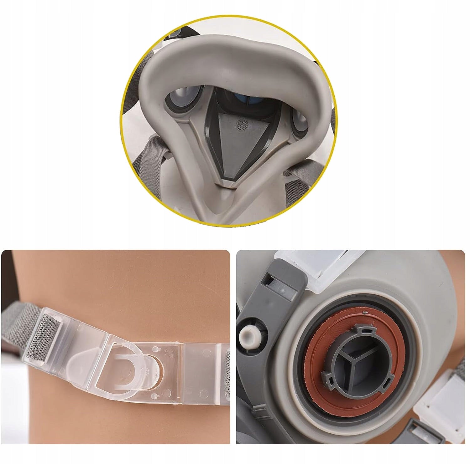 HALF MASK PAINT MASK 410 + 2x CARBON CARTRIDGES + 12x FILTERS CE CERTIFICATE Medical device no