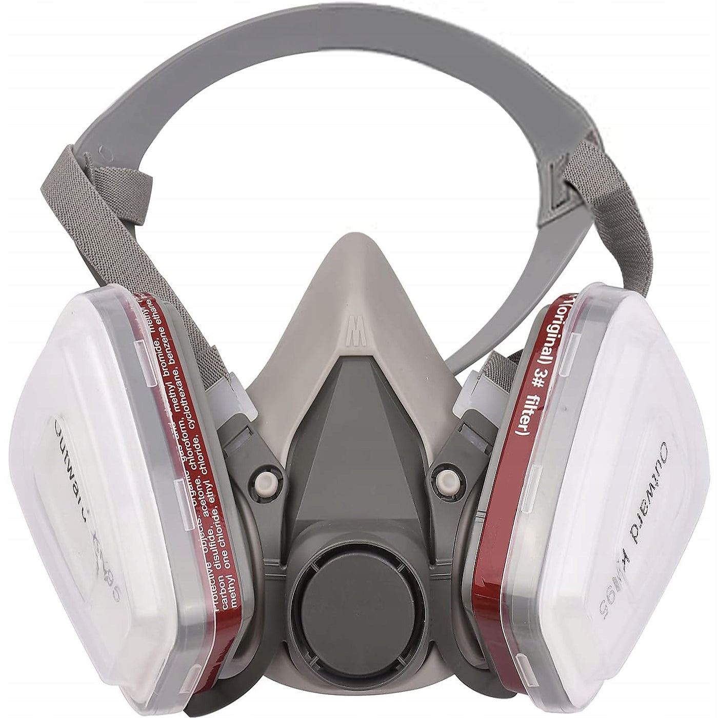 HALF MASK PAINT MASK 410 + 2x CARBON CARTRIDGES + 12x FILTERS CE CERTIFICATE