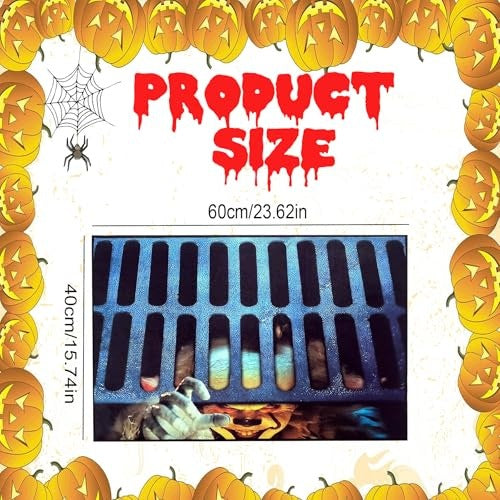 HALLOWEEN DOORMAT CLOWN TERRIBLE NON-SLIP 40X60 CM for home Manufacturer code SWC5908201174634