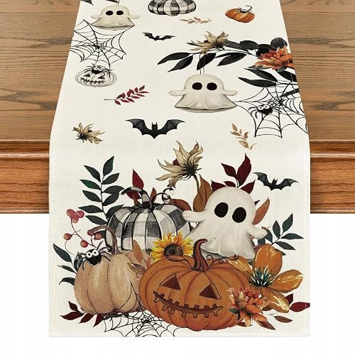 HALLOWEEN TABLE RUNNER 40X140 CM PUMPKIN GHOSTS BATS DECORATION Brand no brand