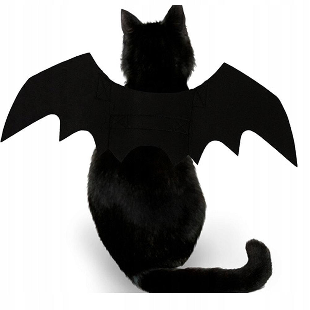 HALLOWEENOWE SKRZYDŁA NIETOPERZA Z FILCU DLA MAŁYCH ZWIERZĄT
